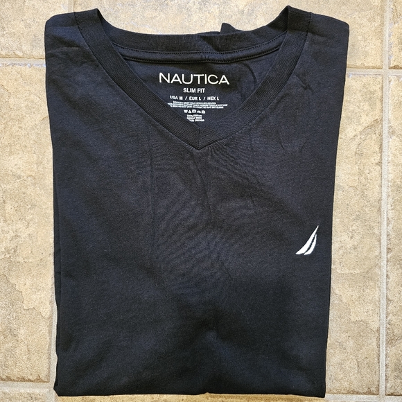 Nautica Men's V-neck Slim Fit T-shirt Medium - Picture 7 of 8
